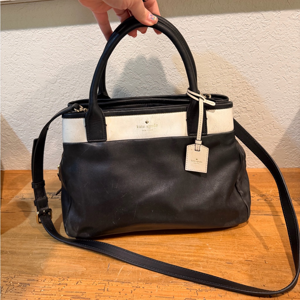 Kate Spade 100% Leather Branton Square Mills Satchel Bag
